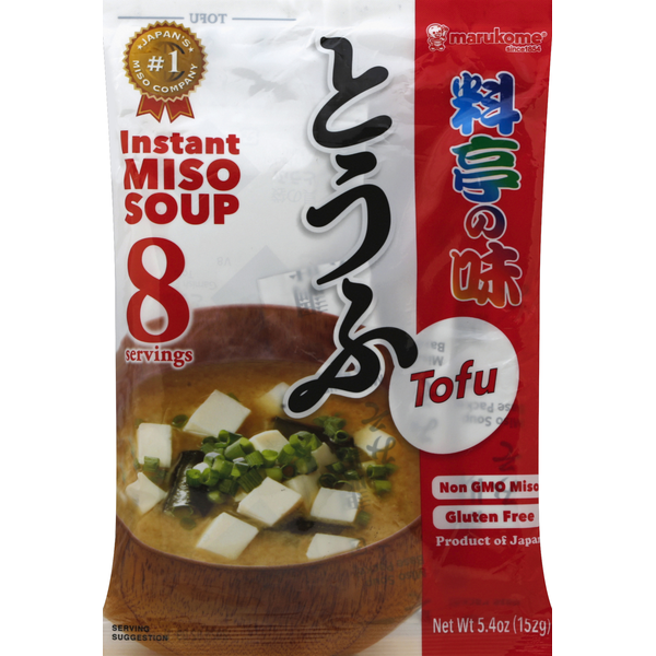 Soup, Broth & Bouillon Marukome Miso Soup, Instant, Tofu hero