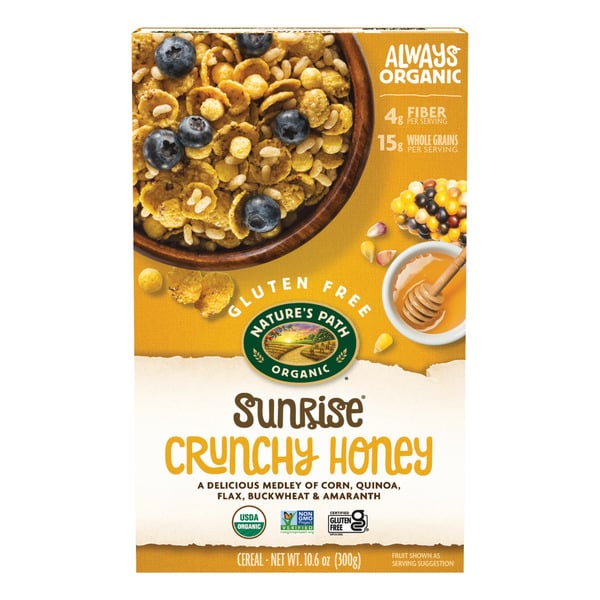 Cereal Nature's Path Sunrise Crunchy Honey Cereal hero