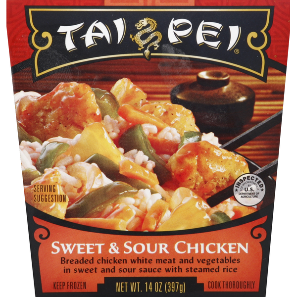 Frozen Meals Ajinomoto Tai Pei Sweet & Sour Chicken hero