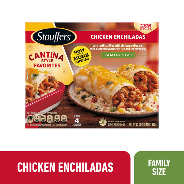 Frozen Meals Stouffer's Family Size Chicken Enchilada hero