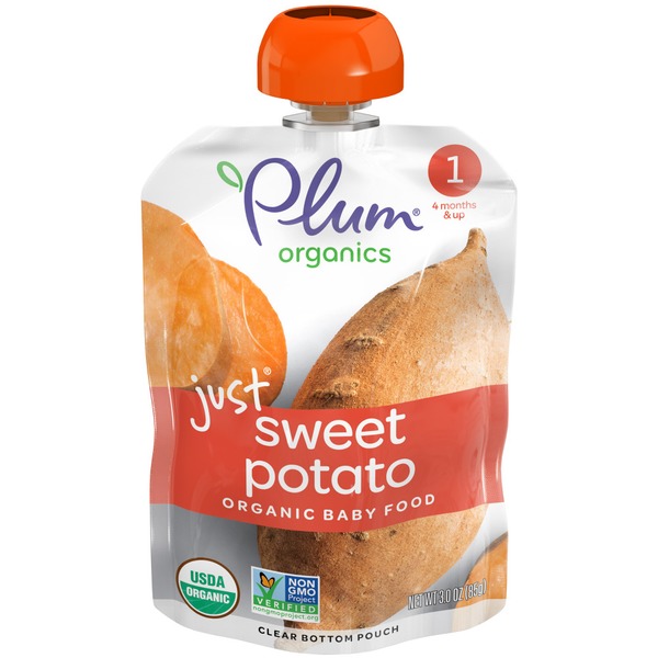 Baby Food & Formula Plum Organics Just Sweet Potato Baby Food hero