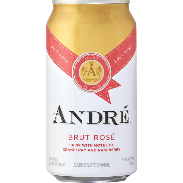 Rosés André Brut Rose Bubbly Wine Single Serve Can hero