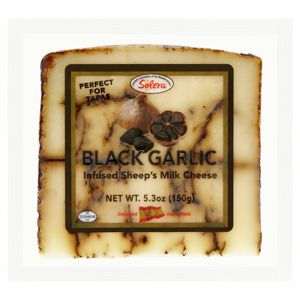 Solera Black Garlic Infused Sheep's Milk Cheese hero