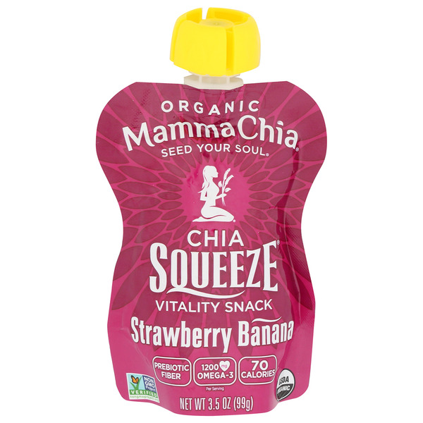 Baby Food & Formula Mamma Chia Strawberry Banana Chia Squeeze hero