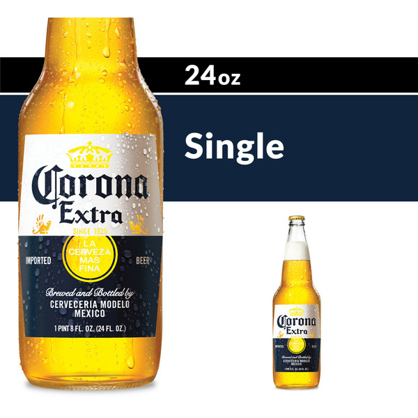 Beers & Coolers Corona Extra Mexican Lager Import Beer Bottle hero