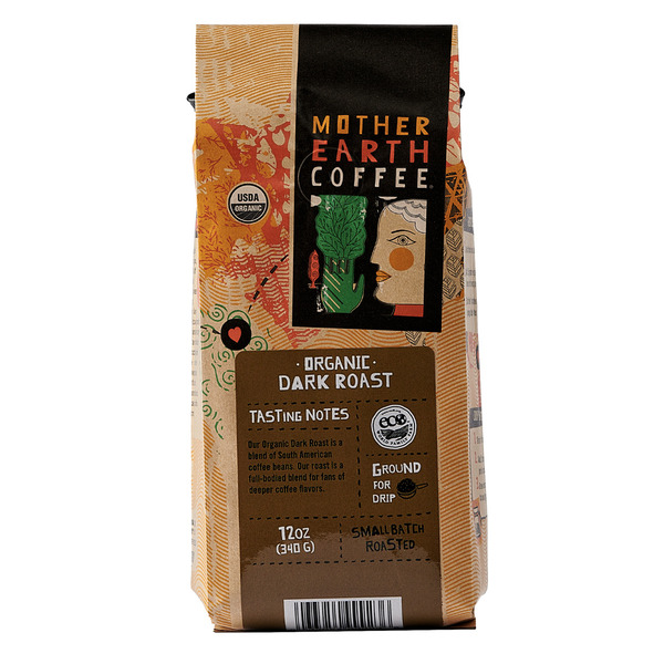 Coffee Mother Earth Coffee Dark Roast, Ground Coffee hero