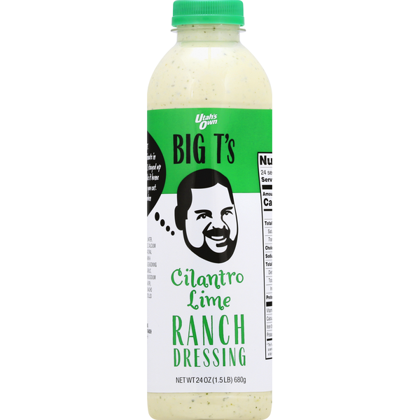 Salad Dressing & Toppings Big T's Ranch Dressing, Cilantro Lime hero