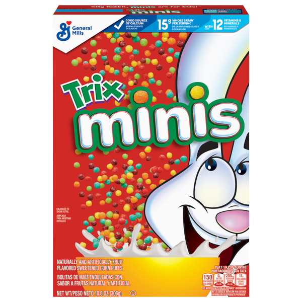 Cereal Trix Corn Puffs, Minis hero