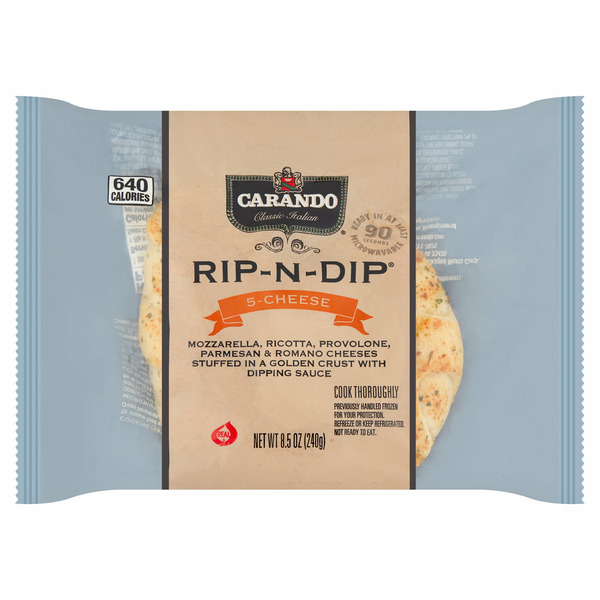 Specialty Cheeses Carando Rip-n-dip 5-cheese hero