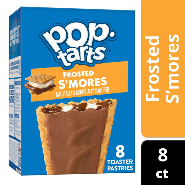 Breakfast Bars & Pastries Pop-Tarts Toaster Pastries, Breakfast Foods, Kids Snacks, Frosted S'mores hero