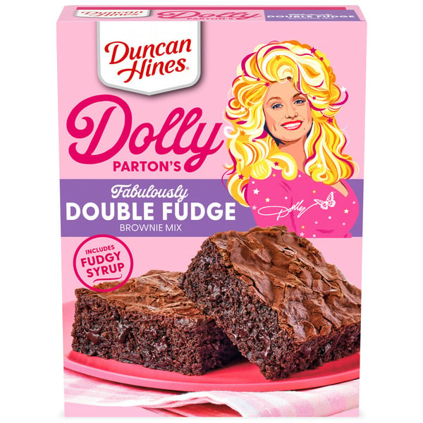 Duncan Hines Dolly Parton's Fabulously Double Fudge Brownie Mix hero