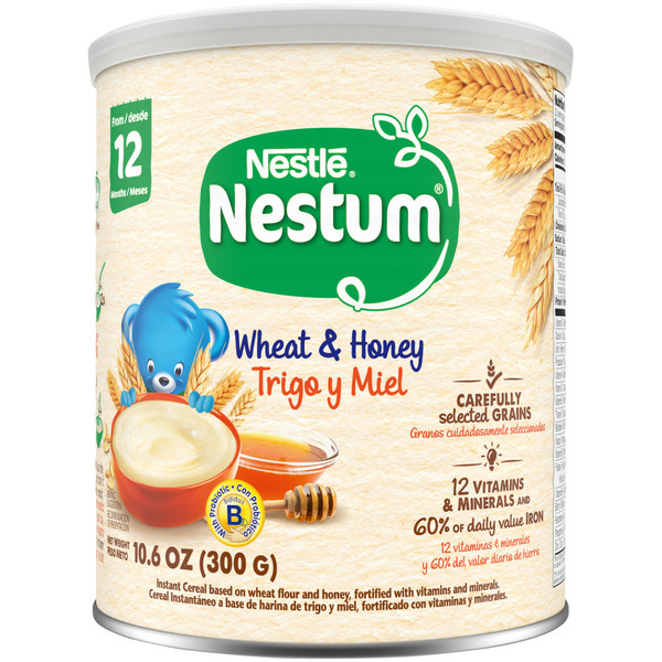 Baby Food & Formula Nestlé NESTUM Nestum Probiotics Infant Cereal Wheat & Honey hero