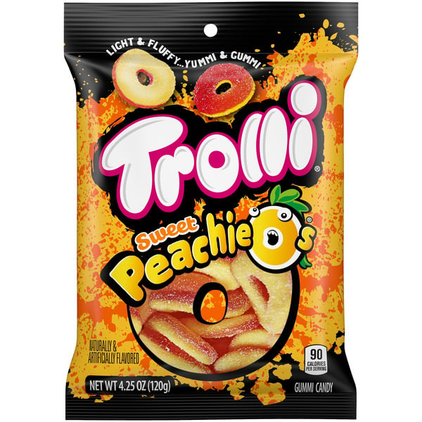 Candy & Chocolate Trolli Gummi Candy, Peachieos hero