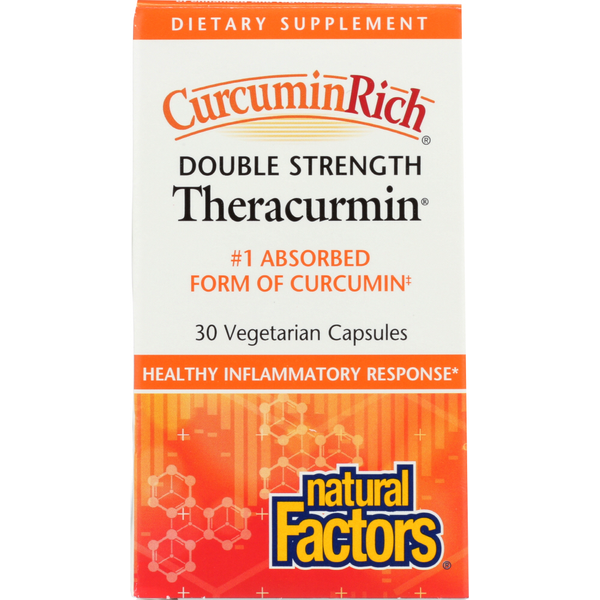 Vitamins & Supplements Natural Factors Curcuminrich Double Strength Theracurmin hero