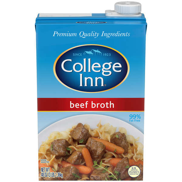 Soup, Broth & Bouillon College Inn Broth, Beef hero