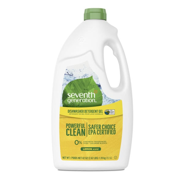 Cleaning Products Seventh Generation Dishwasher Detergent Gel Lemon Scent hero