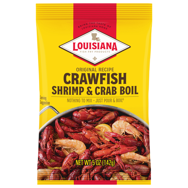 Frozen Meat & Seafood Louisiana Fish Fry Products Crawfish Shrimp & Crab Boil, Original Recipe hero