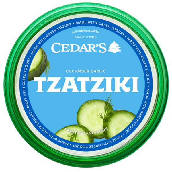 Fresh Dips & Tapenades Cedar's Foods Cucumber Garlic Tzatziki hero