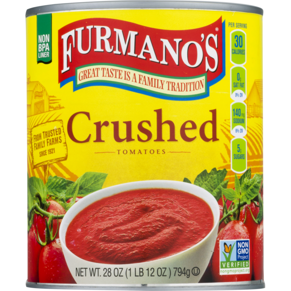 Canned & Jarred Vegetables Furmano's Tomatoes Crushed hero