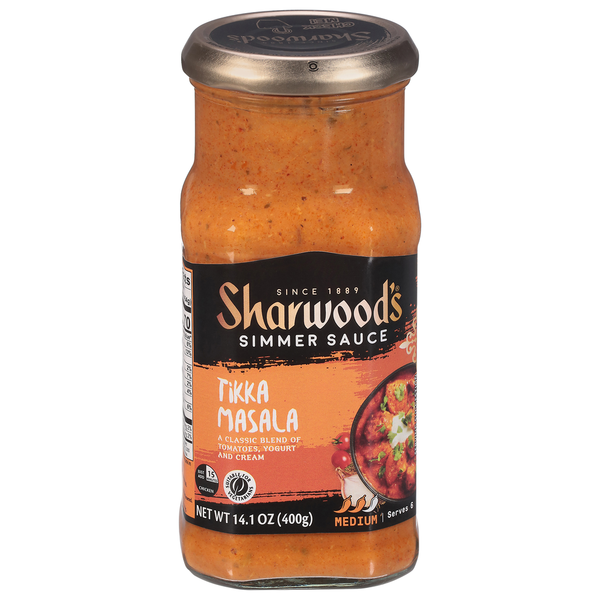 Sharwood's Simmer Sauce, Tikka Masala, Medium hero