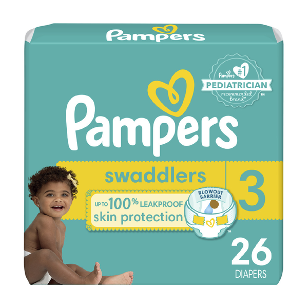 Pampers Swaddlers Diaper Size 3 hero