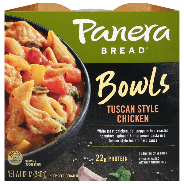 Panera Bread Tuscan Style Chicken Pasta Meal hero