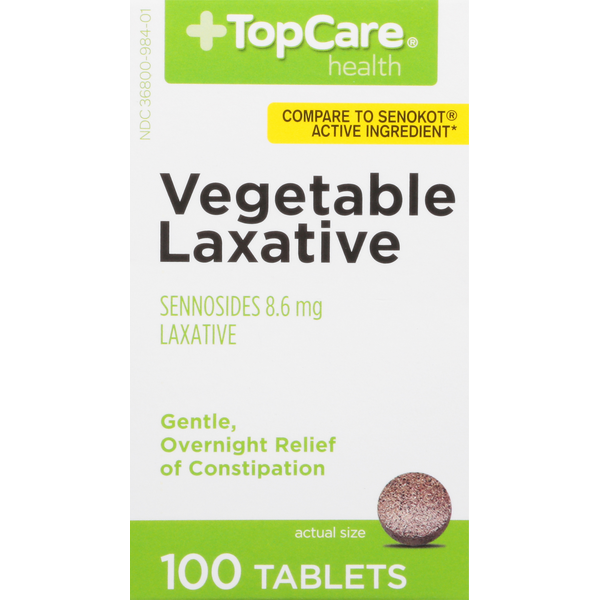 Digestion TopCare Vegetable Laxative, Tablets hero