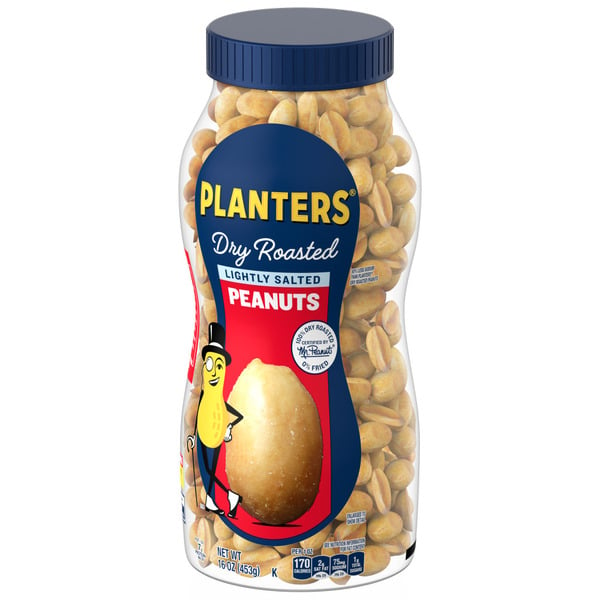 Nuts, Seeds & Dried Fruit Planters Lightly Salted Dry Roast Peanuts hero