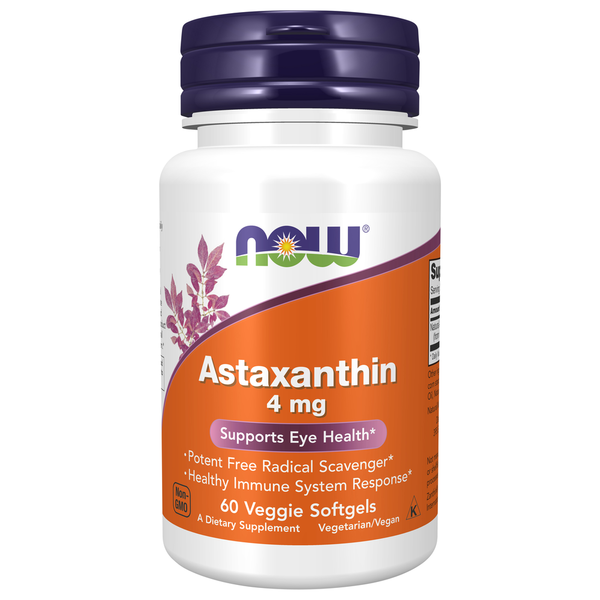 Antioxidants NOW Astaxanthin 4 mg hero