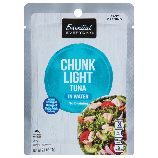 Canned Meat & Seafood Essential Everyday Tuna, Chunk Light hero