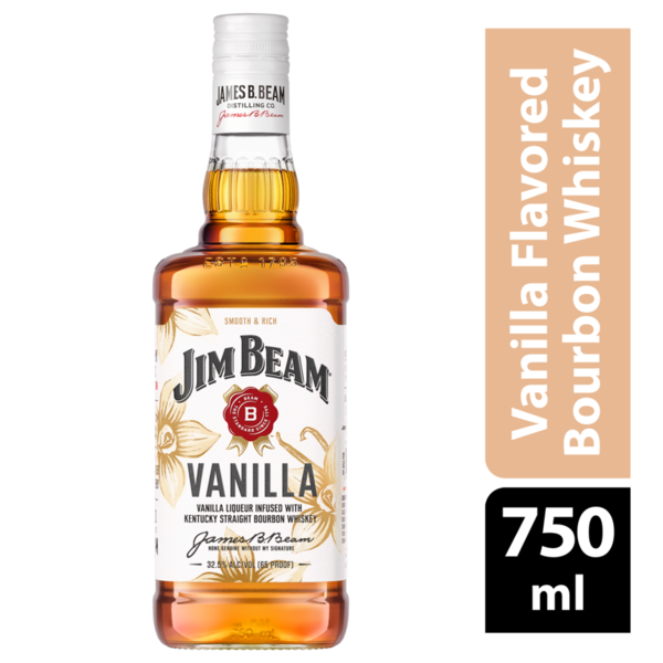 North American Whiskey Jim Beam Vanilla Kentucky Straight Bourbon Whiskey hero