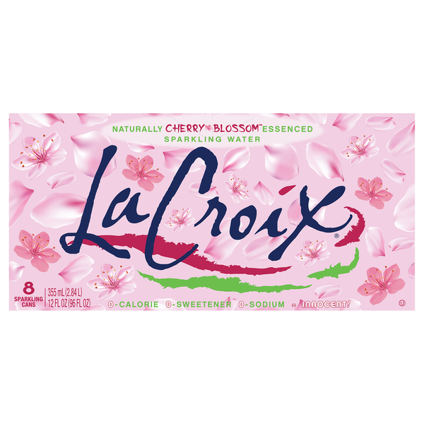 Water, Seltzer & Sparkling Water LaCroix Sparkling Water, Cherry Blossom hero