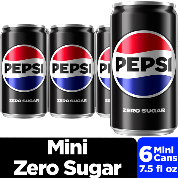 Soft Drinks Pepsi Cola Mini Cans hero