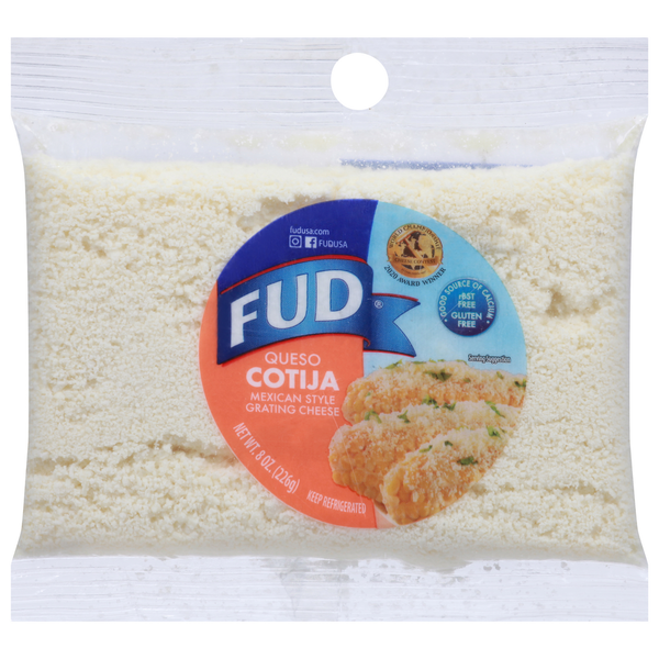 Packaged Cheese FUD Grating Cheese, Cotija, Mexican Style hero