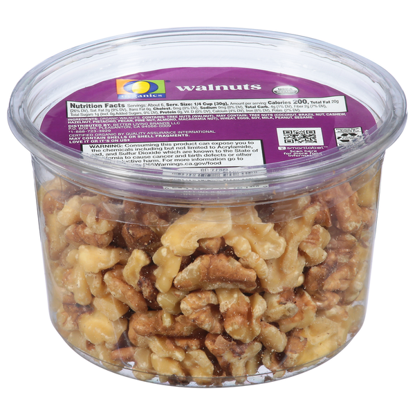 Nuts, Seeds & Dried Fruit O Organics Walnuts hero