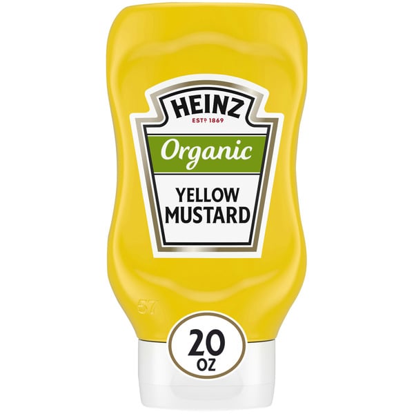 Condiments Heinz Organic Yellow Mustard hero