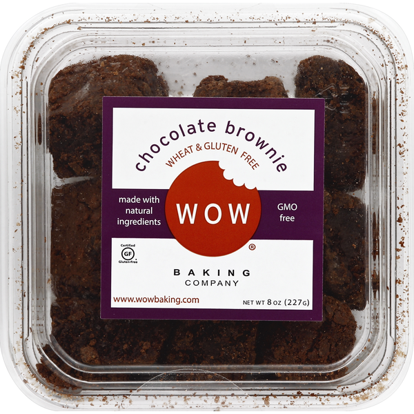 Bakery Desserts WOW Baking Company Brownie, Wheat & Gluten Free, Chocolate hero