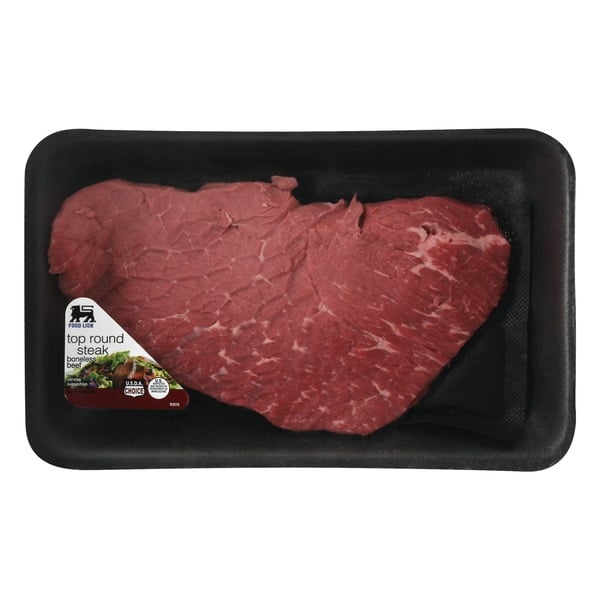 Fresh Beef, Lamb, Veal Food Lion Beef Top Round Steak Boneless hero