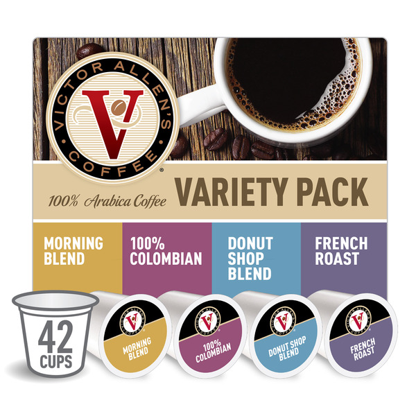 Coffee Victor Allen's Coffee Variety Pack, Single Serve Coffee Pods hero