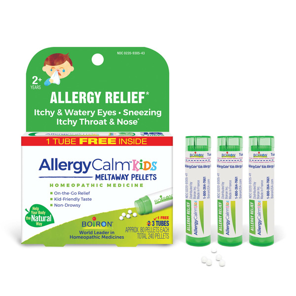 Dietary Supplements Boiron AllergyCalm Kids, Homeopathic Medicine For Allergy Relief hero