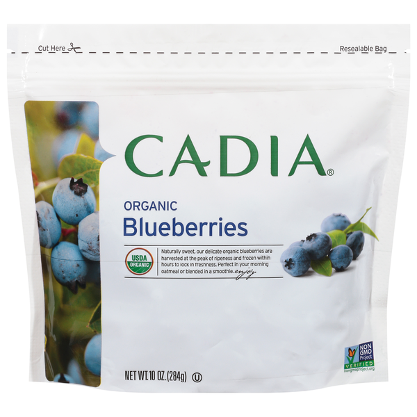 Frozen Produce CADIA Blueberries, Organic hero