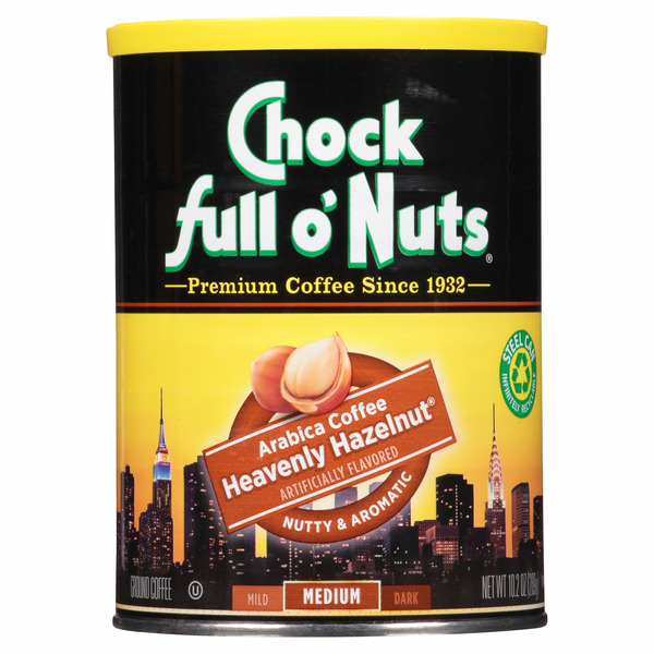 Coffee Chock full o’Nuts Arabica Heavenly Hazelnut Medium Ground Coffee hero