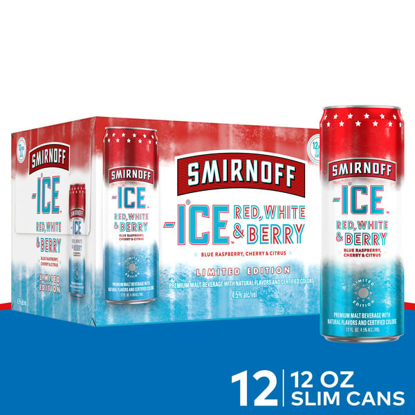 Other Malt Beverage Smirnoff Ice Red White & Berry hero