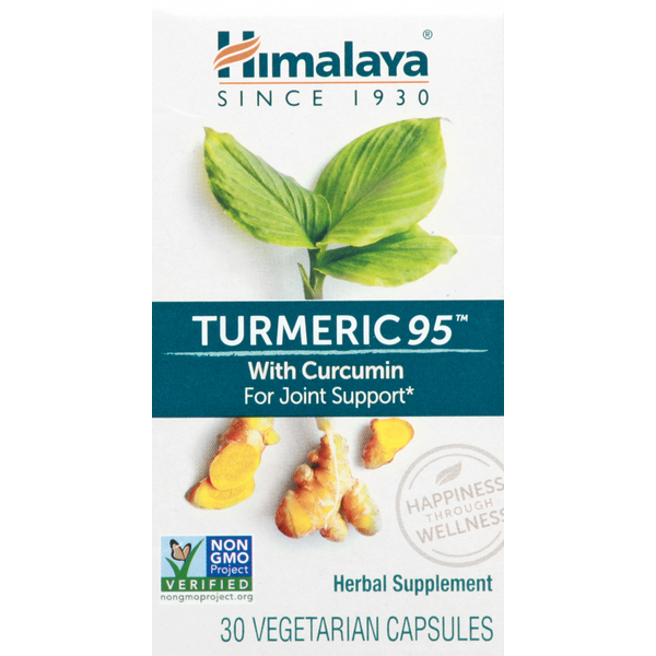 Dietary Supplements Himalaya Turmeric 95, Vegetarian Capsules hero