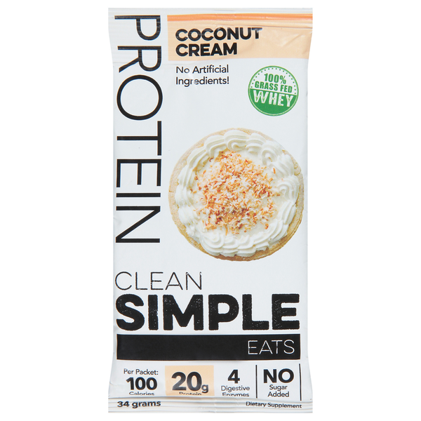 Clean Simple Eats Protein, Coconut Cream hero