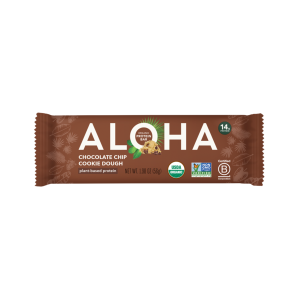 Energy & Granola Bars Aloha Protein Bars, Organic, Chocolate Chip Cookie Dough hero