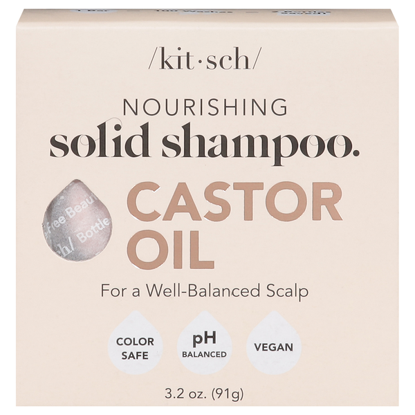 Hair Care Kitsch Shampoo, Solid, Castor Oil hero