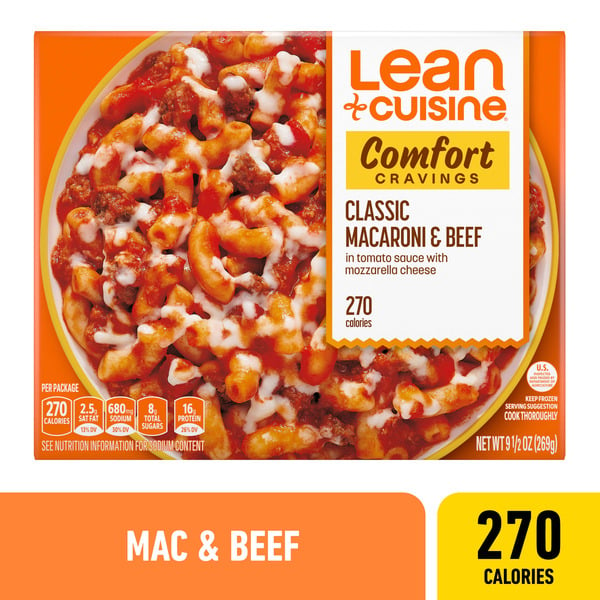 Frozen Meals Lean Cuisine Macaroni And Beef Frozen Entrée hero