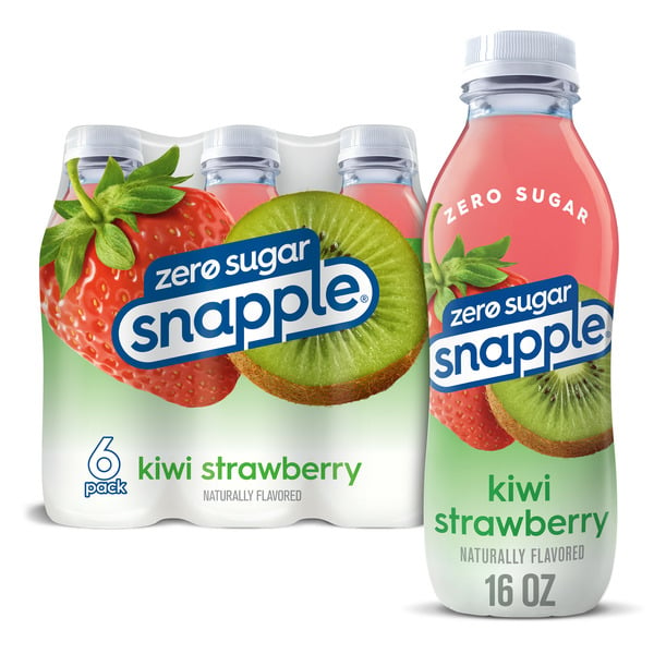 Juice & Nectars Snapple Zero Sugar Kiwi Strawberry hero