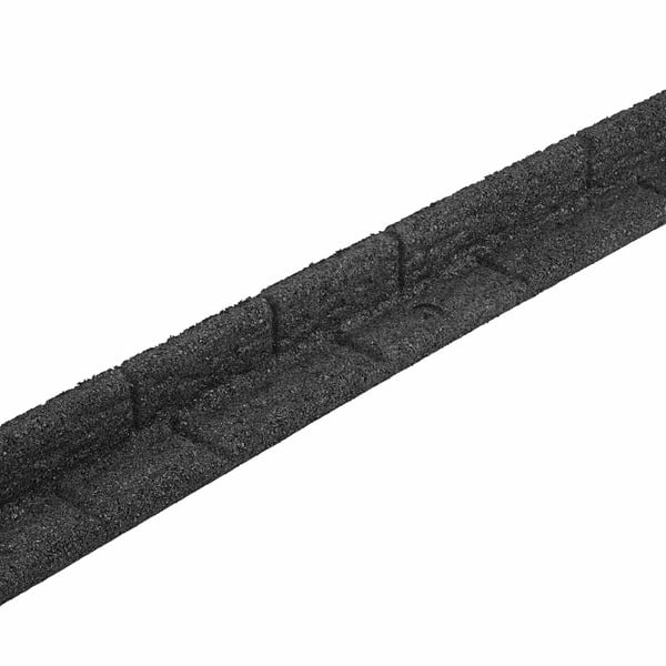 Edging Rubberific 4' Black Rubber Landscape Edging Section hero